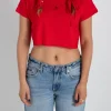 Daisy Street Ai Is My Bf Cropped Tee-Women Tops | T-Shirts