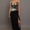Daisy Street Midi Skirt With Bows-Women Partywear | Skirts