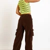 Daisy Street Cord Combat Trouser-Women Trousers