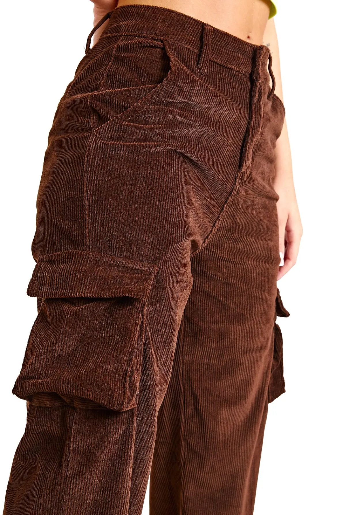 Daisy Street Cord Combat Trouser-Women Trousers