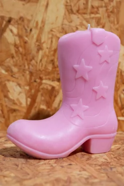 Daisy Street Cowboy Boot Candle- Homeware