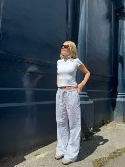 Daisy Street Drawstring Wide Leg Trousers In-Women Trousers