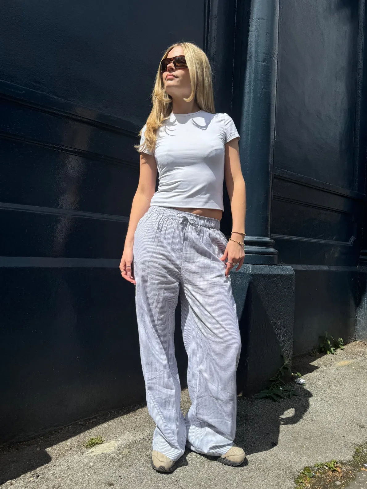 Daisy Street Drawstring Wide Leg Trousers In-Women Trousers