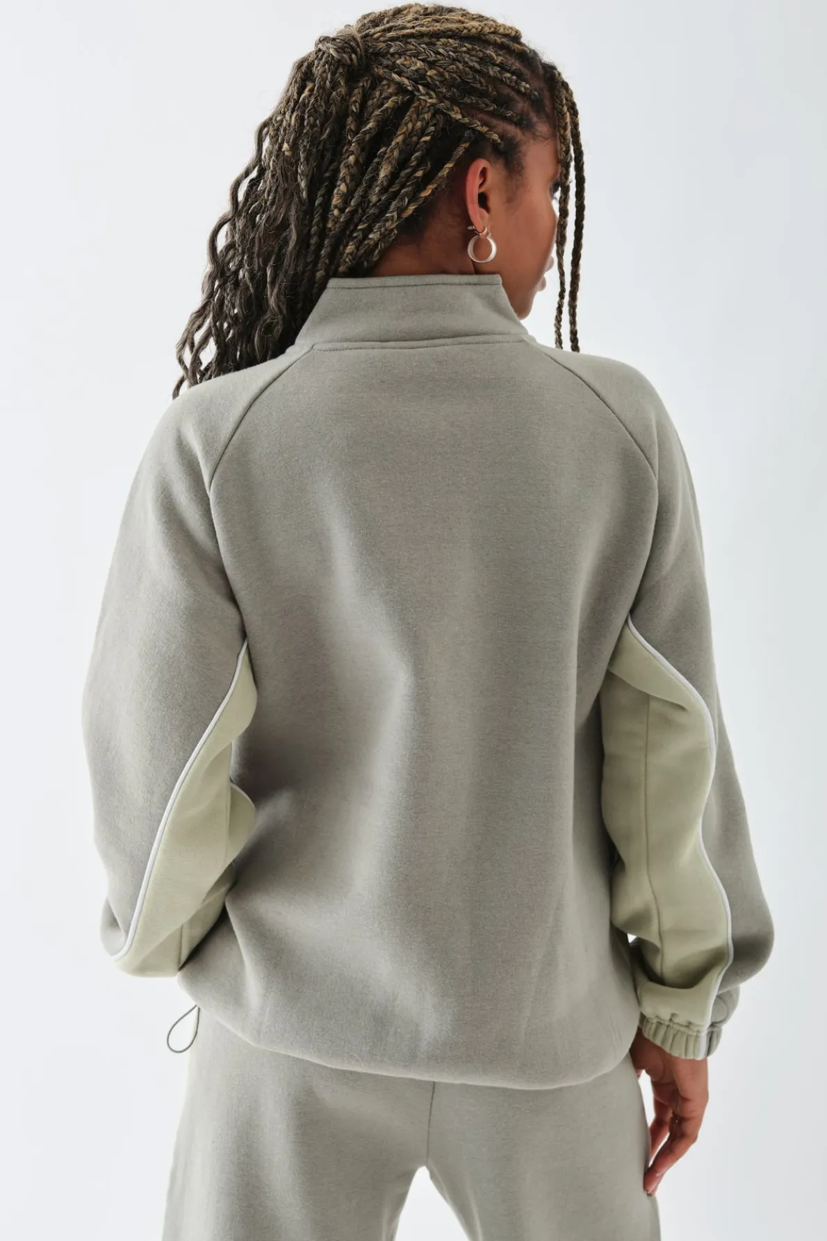 Daisy Street Half Zip Sweater With Piping Detail-Women Tops | Hoodies & Sweatshirts