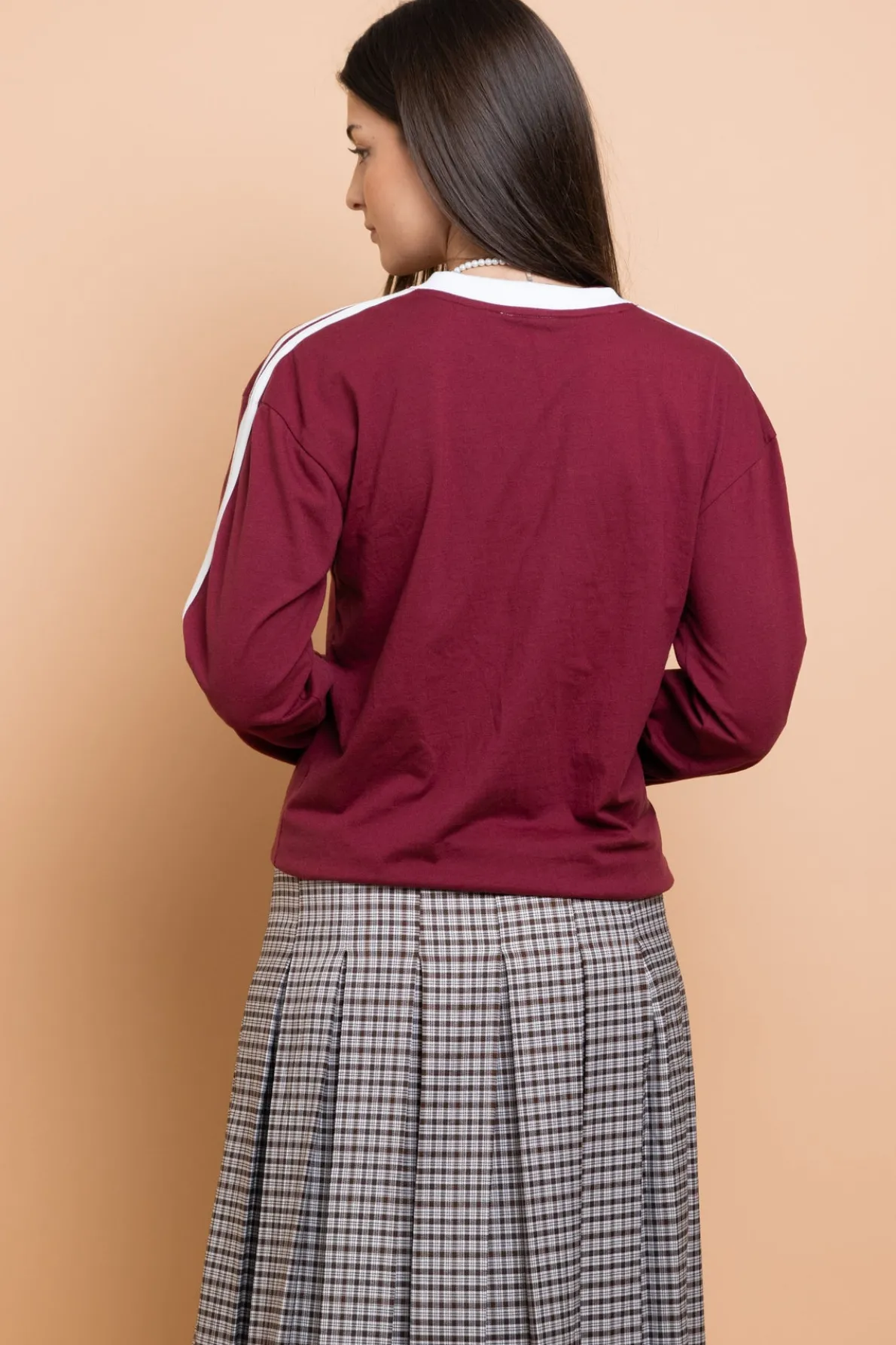 Daisy Street Heritage Embroide Long Sleeve-Women Tops