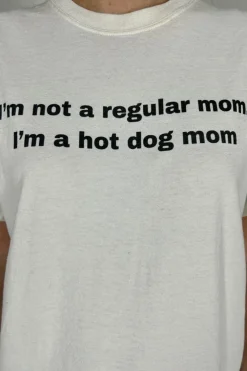 Daisy Street I'm Not A Regular Mom, I'm A Hot Dog Mom Tee-Women T-Shirts
