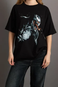 Daisy Street Licensed Marvel Venom T-Shirt-Women Band Tees | T-Shirts