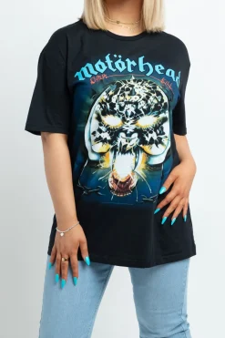Daisy Street Licensed Motorhead T-Shirt in-Women Tops