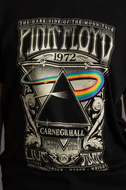Daisy Street Licensed Pink Floyd 'Carnegie Hall' T-Shirt-Women Band Tees | T-Shirts