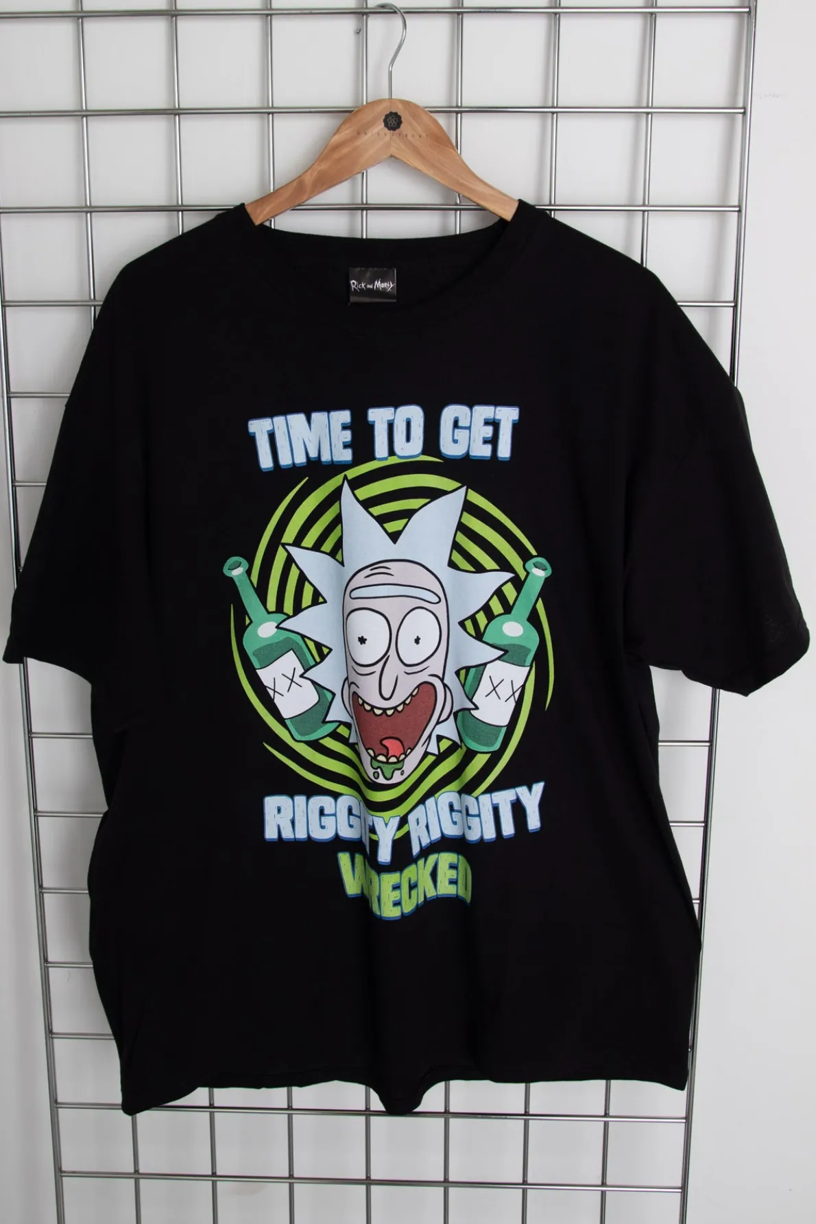 Daisy Street Licensed Relaxed T-Shirt With Rick and Morty Print-Women T-Shirts