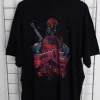 Daisy Street Licensed Relaxed T-Shirt With Deadpool Print-Women T-Shirts