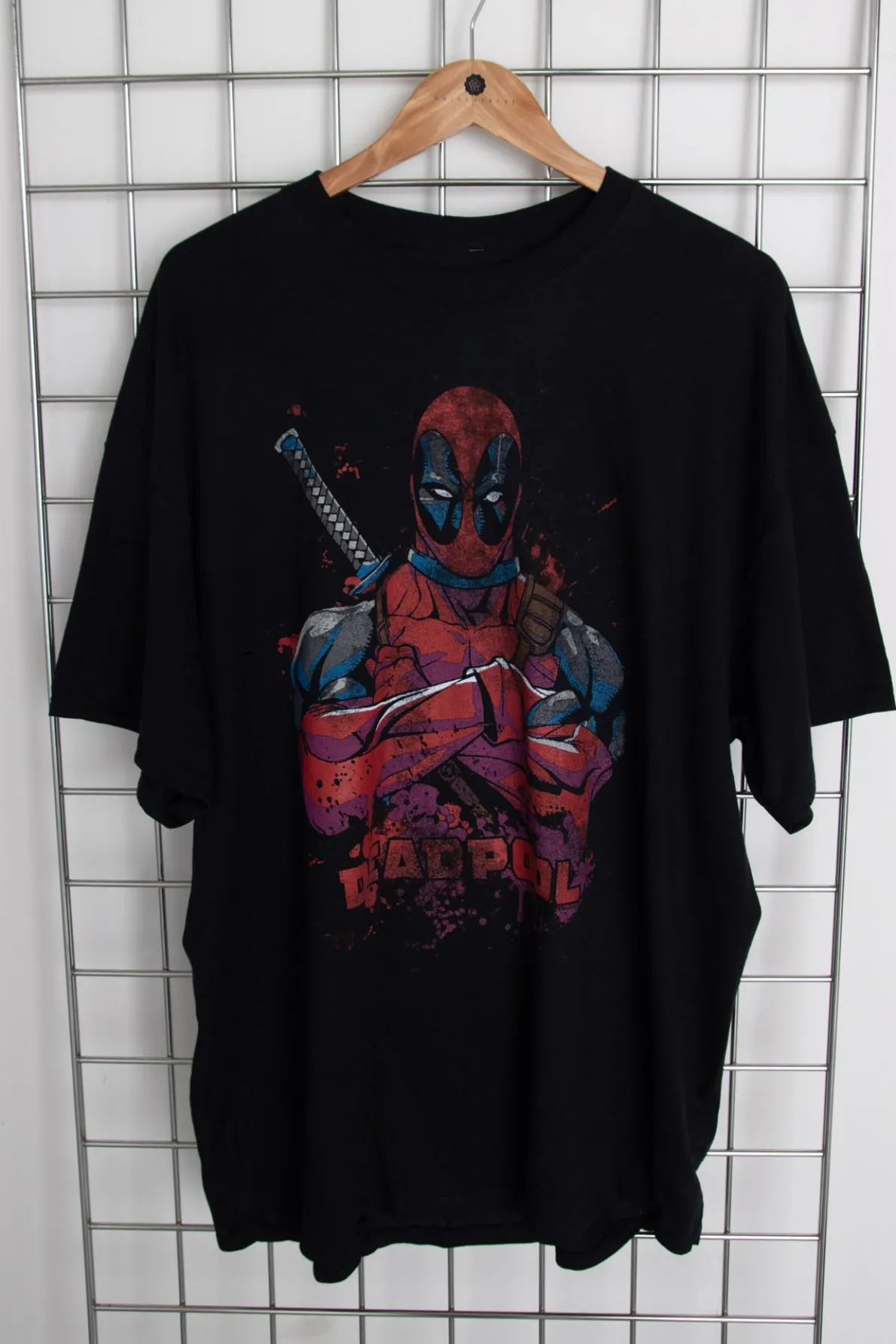 Daisy Street Licensed Relaxed T-Shirt With Deadpool Print-Women T-Shirts