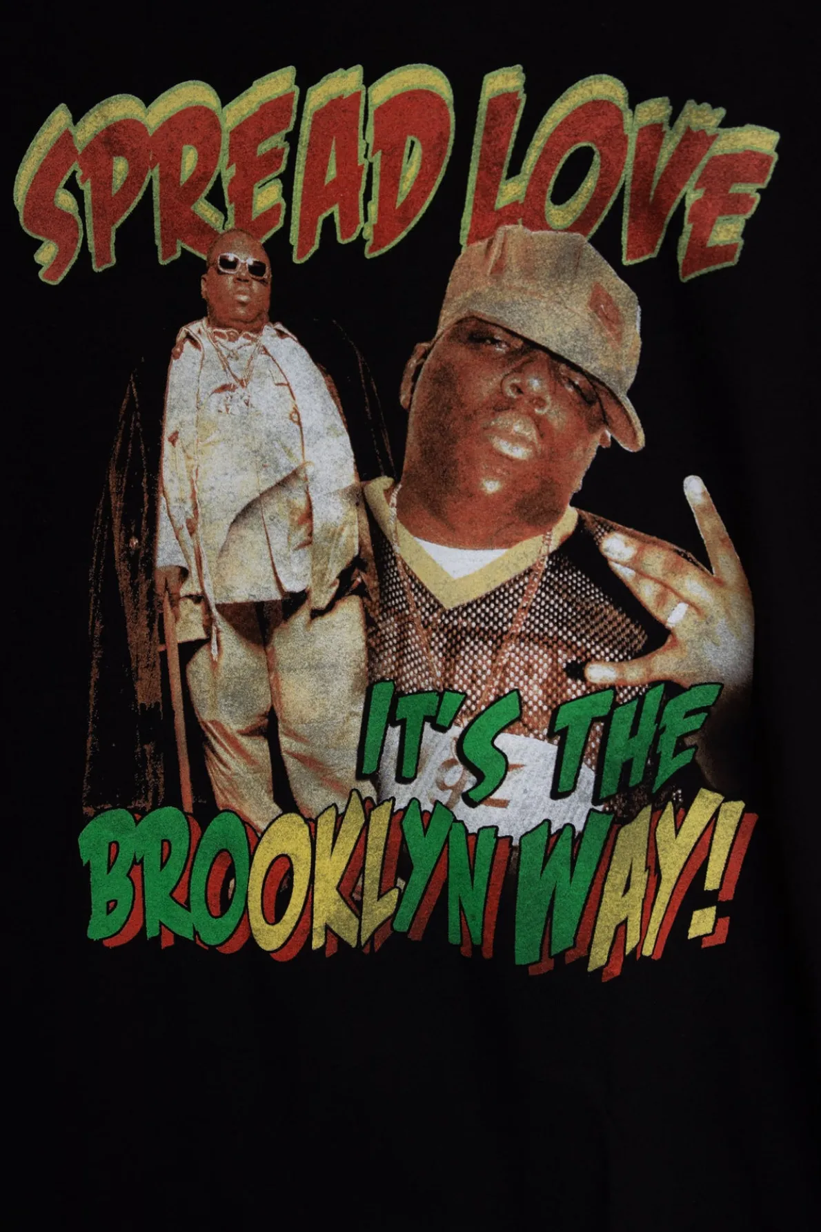 Daisy Street Licensed Relaxed T-Shirt With Biggie 'Spread Love' Print-Women T-Shirts
