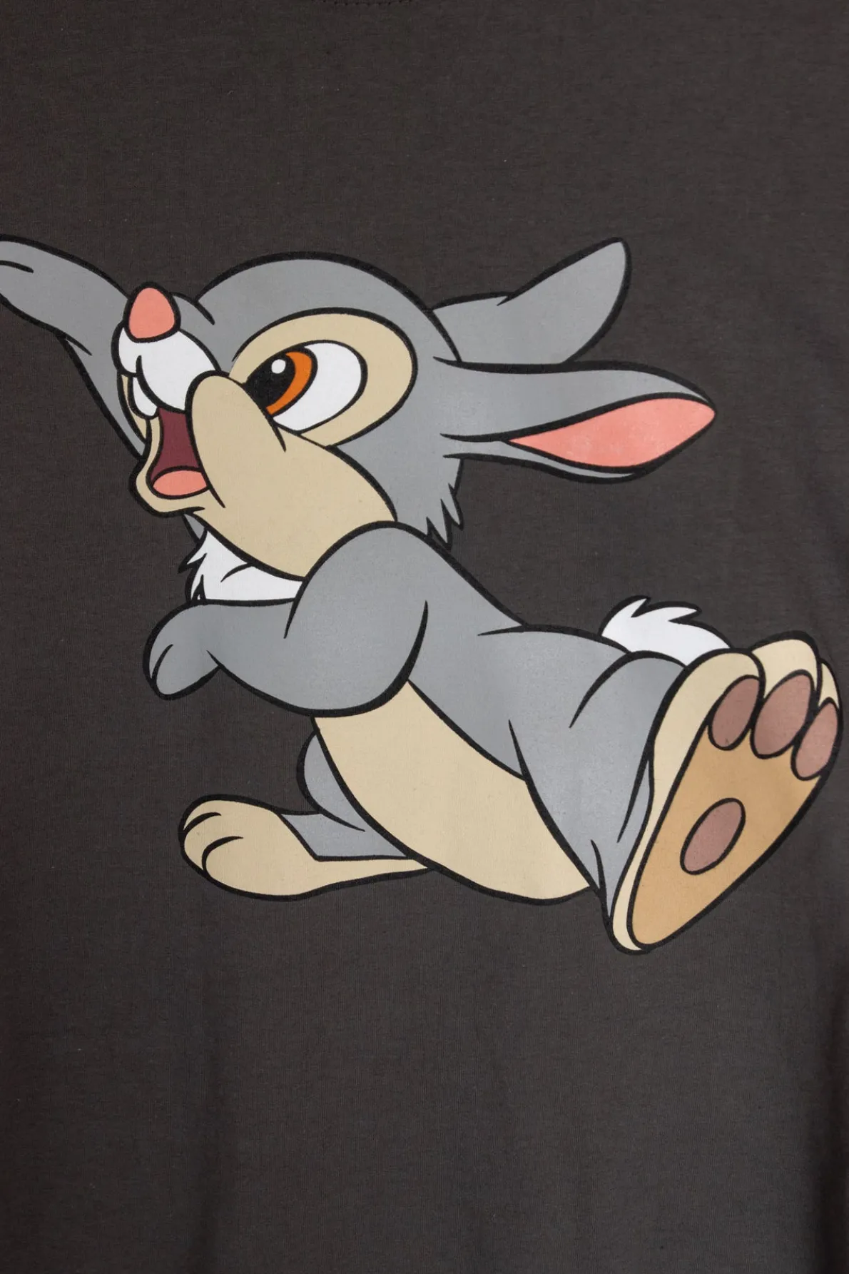 Daisy Street Licensed Relaxed T-Shirt With Thumper From Bambi Print-Women T-Shirts