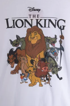 Daisy Street Licensed Relaxed T-Shirt With The Lion King Print-Women T-Shirts