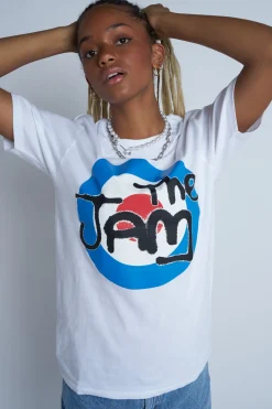 Daisy Street Licensed Relaxed T-Shirt With The Jam Print-Women T-Shirts