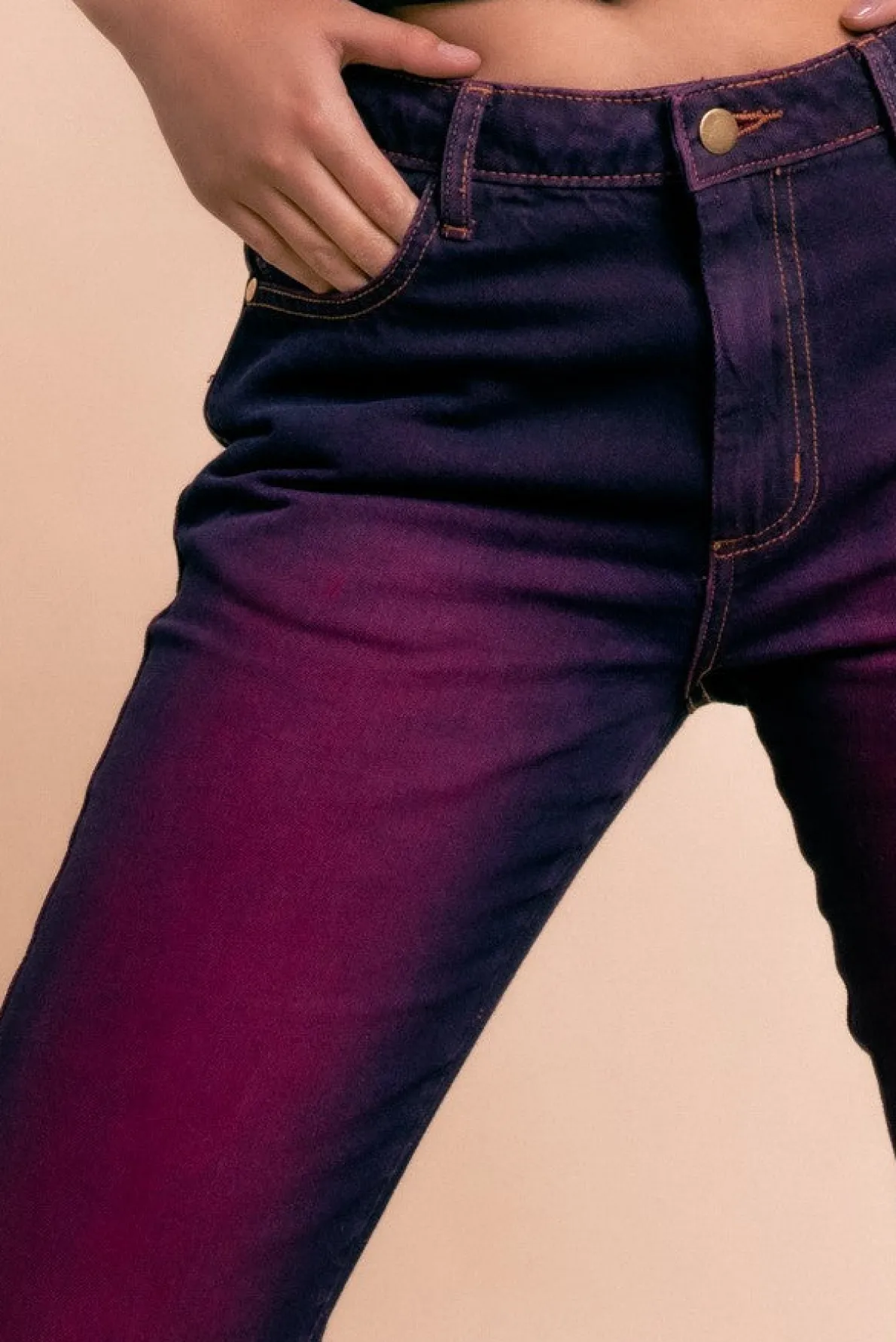 Daisy Street Mid Rise Fitted Jeans With Two Tone Wash-Women Trousers
