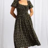 Daisy Street Midaxi Floral Dress-Women Dresses