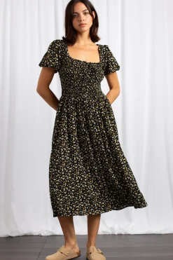 Daisy Street Midaxi Floral Dress-Women Dresses
