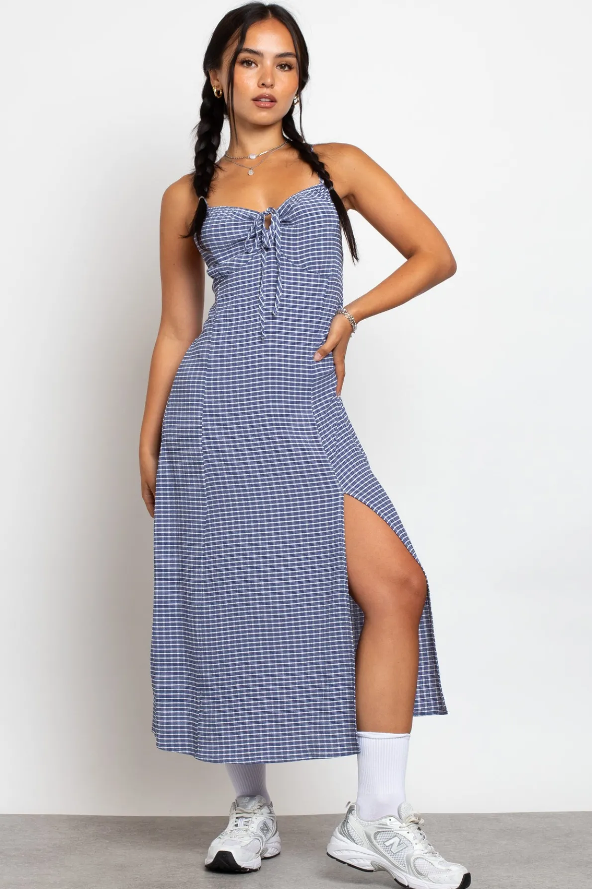 Daisy Street Midi Dress With Milkmaid Bust And Shirred Back-Women Dresses