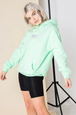 Daisy Street Oversized Hoodie with Cute as F*ck Print-Women Hoodies & Sweatshirts