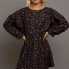 Daisy Street Raglan Mini Smock Dress-Women Dresses