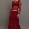 Daisy Street Lace Maxi Skirt With Bows-Women Partywear | Skirts