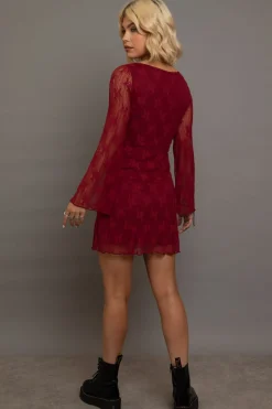 Daisy Street Lace Mini Dress-Women Partywear | Dresses