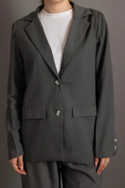 Daisy Street Relaxed Blazer Co-ord In Boyfriend Fit-Women Jackets