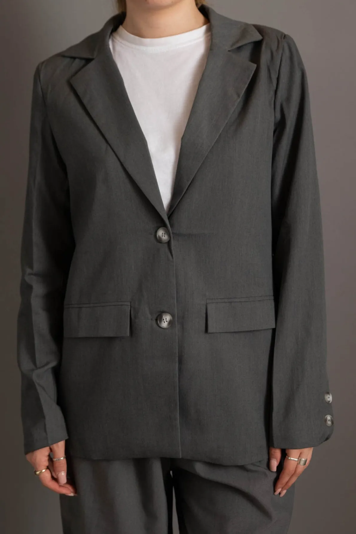 Daisy Street Relaxed Blazer Co-ord In Boyfriend Fit-Women Jackets