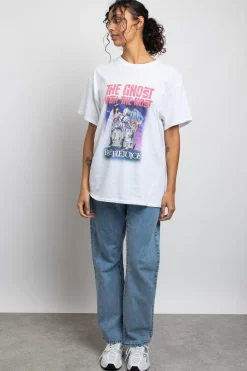 Daisy Street Relaxed Fit T-Shirt with Beetlejuice Graphic-Women Tops | T-Shirts