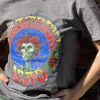 Daisy Street Relaxed T-Shirt with Grateful Dead Print-Women Band Tees