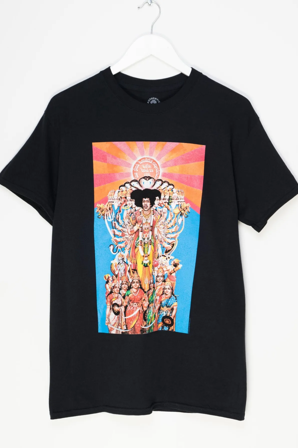 Daisy Street Relaxed T-Shirt with Jimi Hendrix Axis Bold as Love Print-Women Band Tees | T-Shirts
