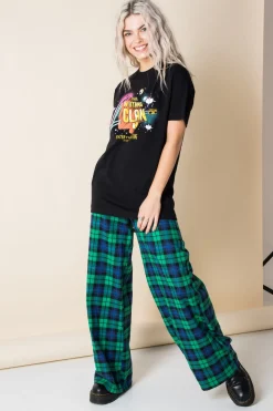 Daisy Street Relaxed T-Shirt with Wu-Tang Clan Print-Women Band Tees | T-Shirts