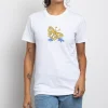 Daisy Street Relaxed T-Shirt with Social Butterfly Print-Women T-Shirts