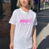 Daisy Street Relaxed T-Shirt with Fantasy Print-Women T-Shirts