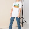 Daisy Street Relaxed T-Shirt with Wizard of Oz Print-Women T-Shirts
