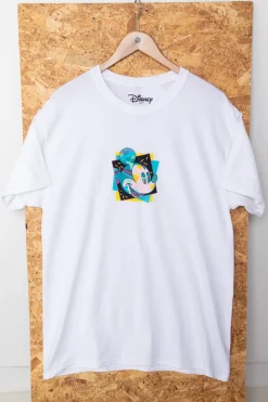 Daisy Street Relaxed T-Shirt with Mickey Mouse Print-Women Tops | T-Shirts