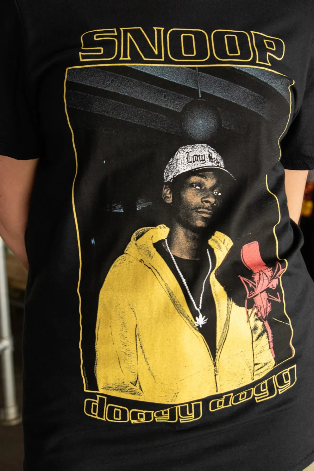 Daisy Street Relaxed T-Shirt with Snoop Dogg Print-Women Band Tees | T-Shirts