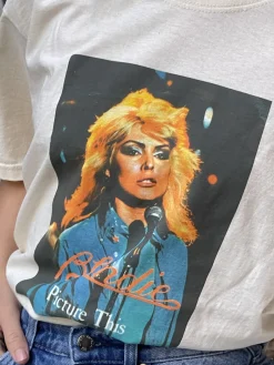 Daisy Street Relaxed T-Shirt with Blondie Picture This Print-Women Band Tees | T-Shirts