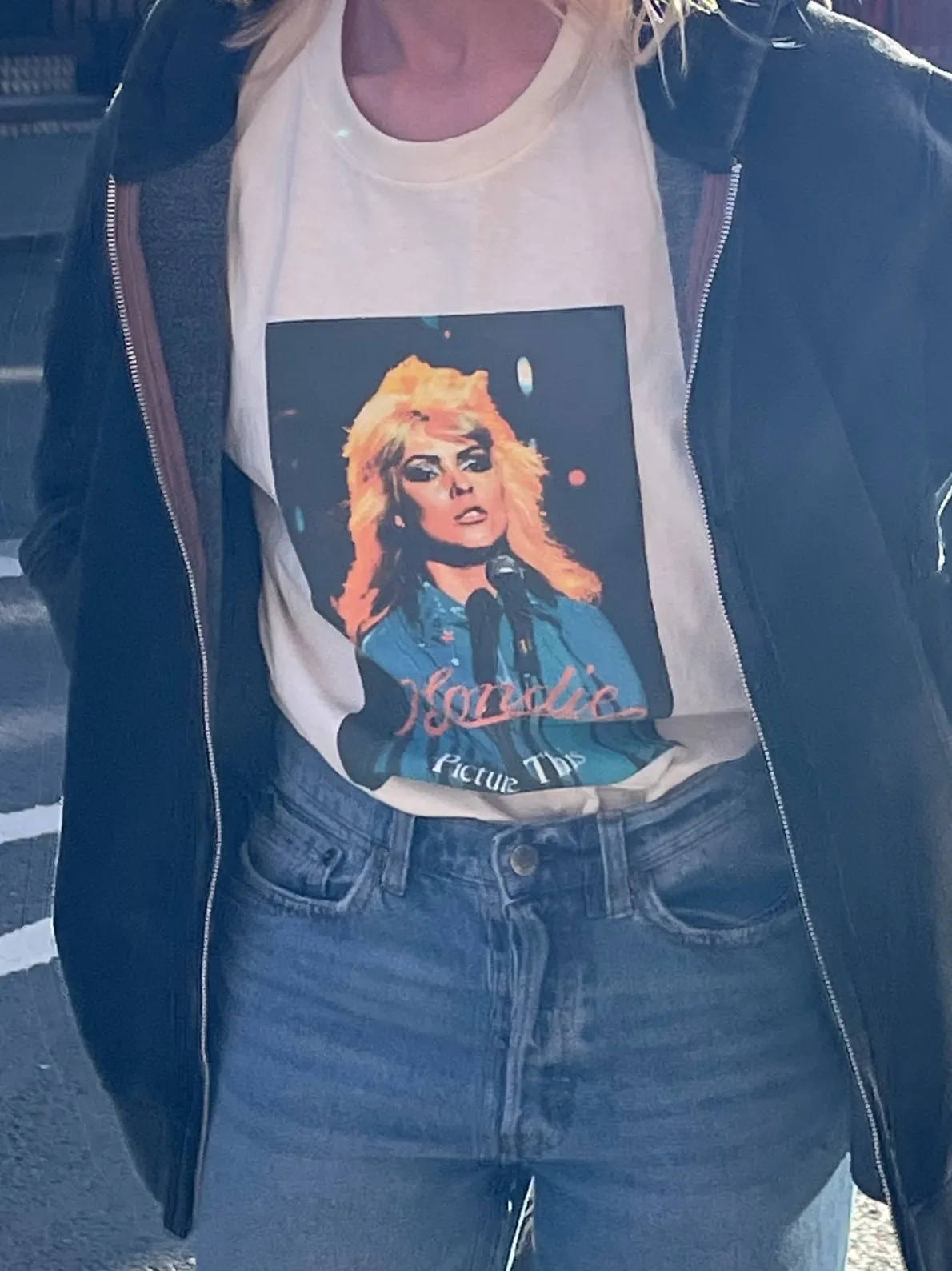 Daisy Street Relaxed T-Shirt with Blondie Picture This Print-Women Band Tees | T-Shirts