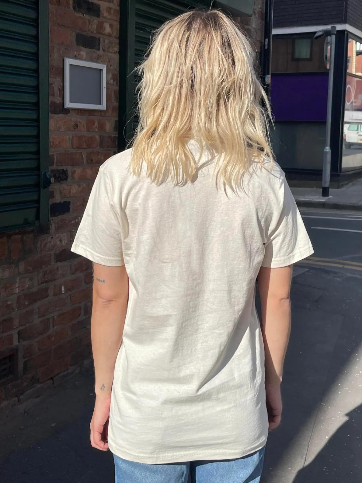 Daisy Street Relaxed T-Shirt with All We Need Is Love Graphic-Women T-Shirts