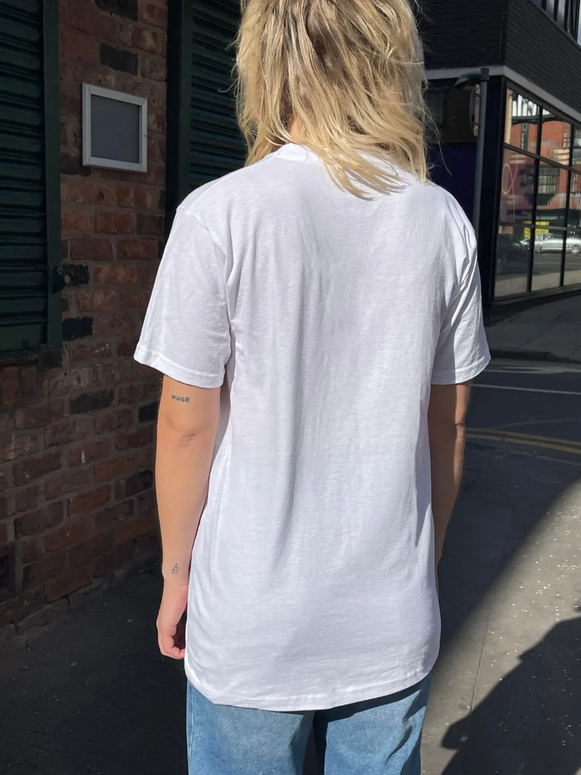 Daisy Street Relaxed T-Shirt with Mystic Snakes Graphic-Women T-Shirts
