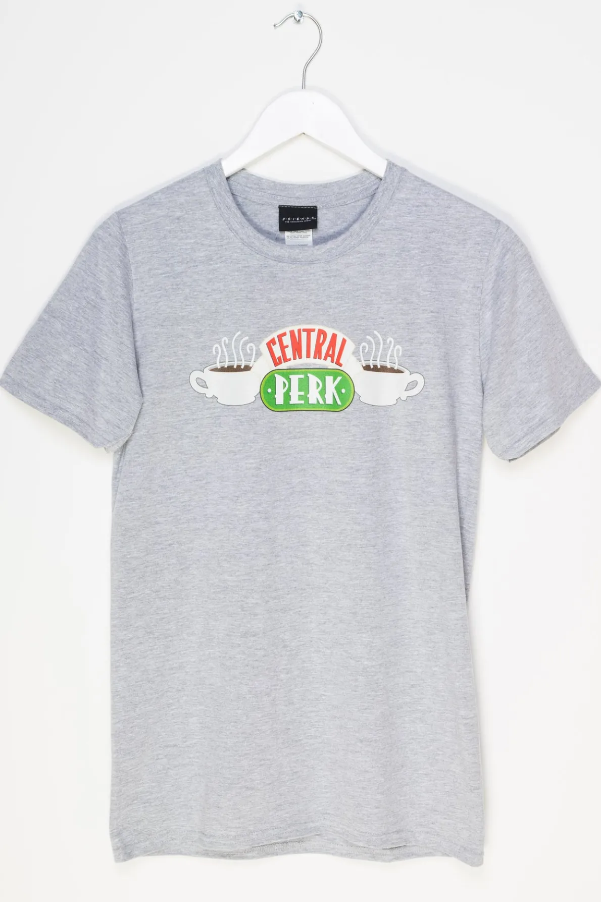 Daisy Street Relaxed T-Shirt with Central Perk Print-Women T-Shirts