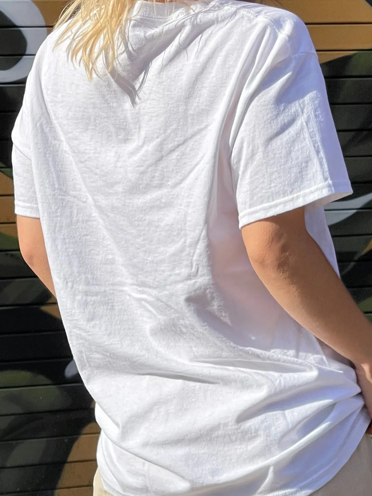 Daisy Street Relaxed T-Shirt with Los Angeles Graphic-Women T-Shirts