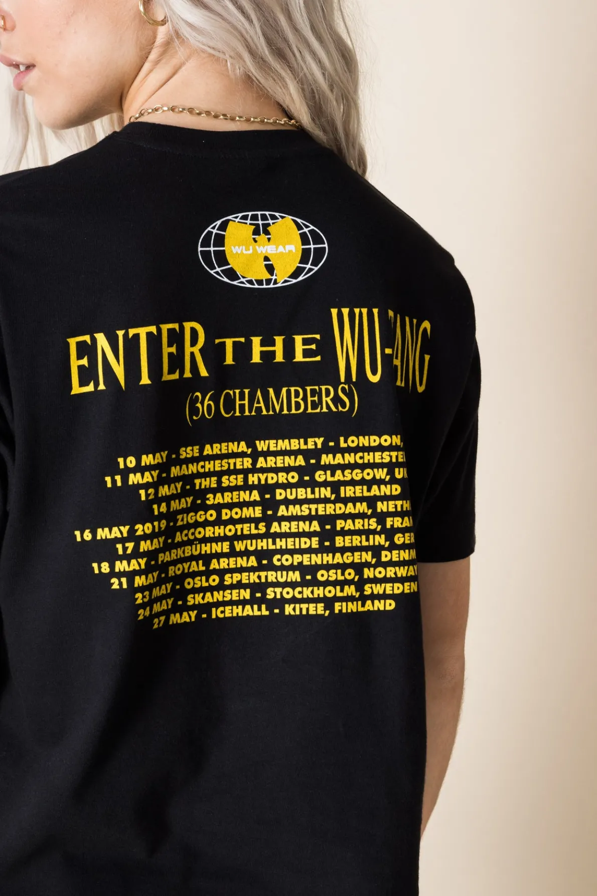 Daisy Street Relaxed T-Shirt with Wu-Tang Clan Print-Women Band Tees | T-Shirts