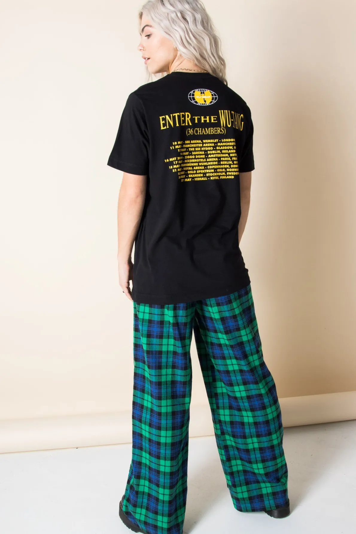 Daisy Street Relaxed T-Shirt with Wu-Tang Clan Print-Women Band Tees | T-Shirts
