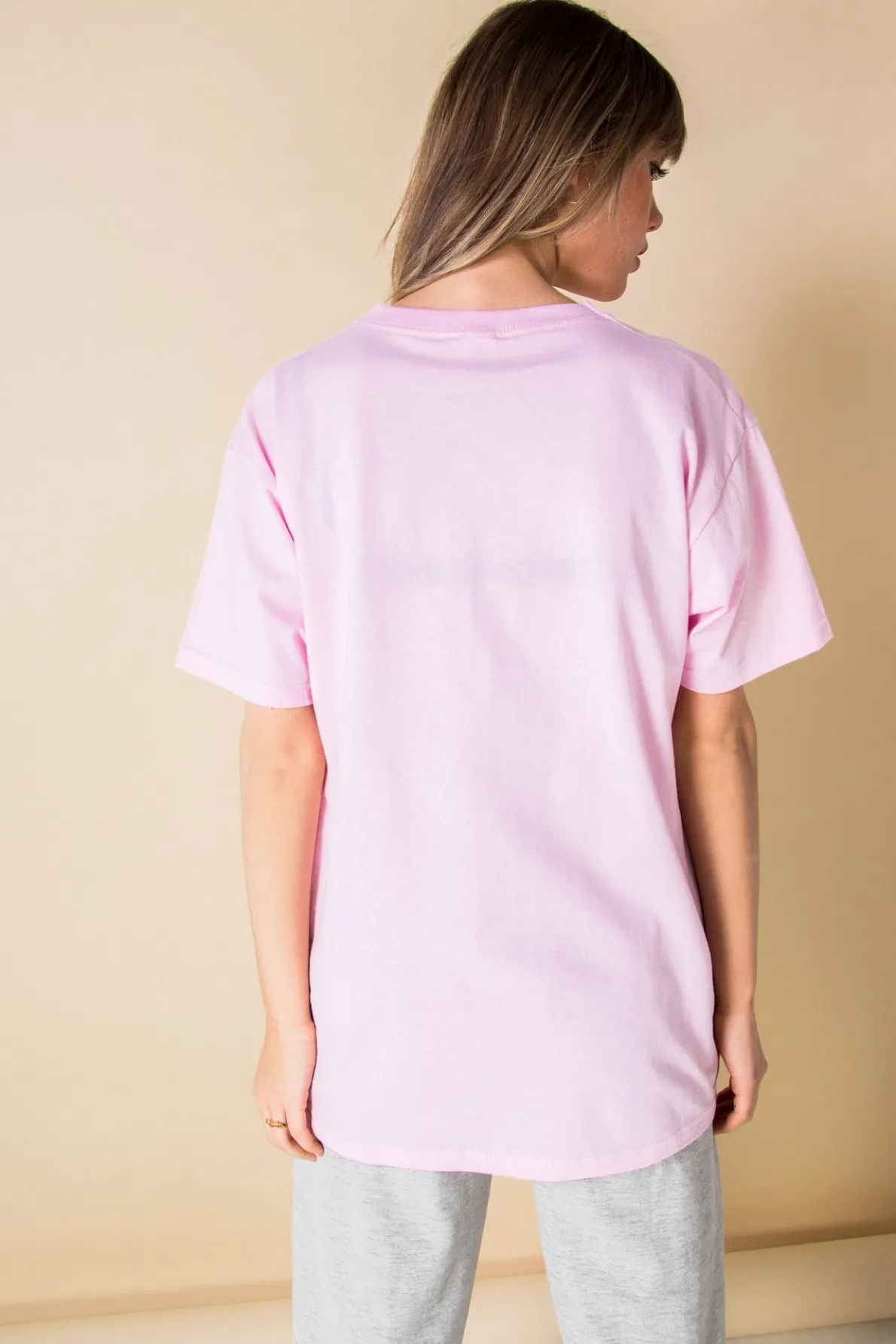 Daisy Street Relaxed T-Shirt with New York Print-Women T-Shirts