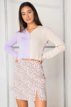 Daisy Street 90's Cropped Cardigan in-Women Cardigans