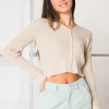 Daisy Street 90's Cropped Cardigan in-Women Cardigans